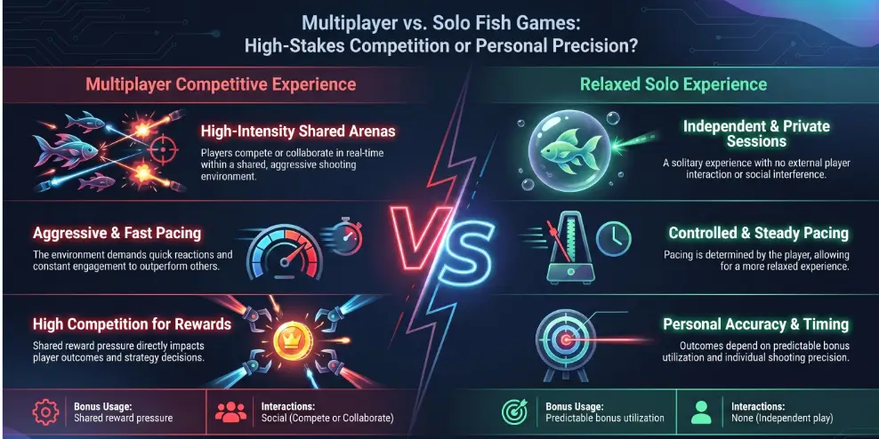 multiplayer vs solo fish games