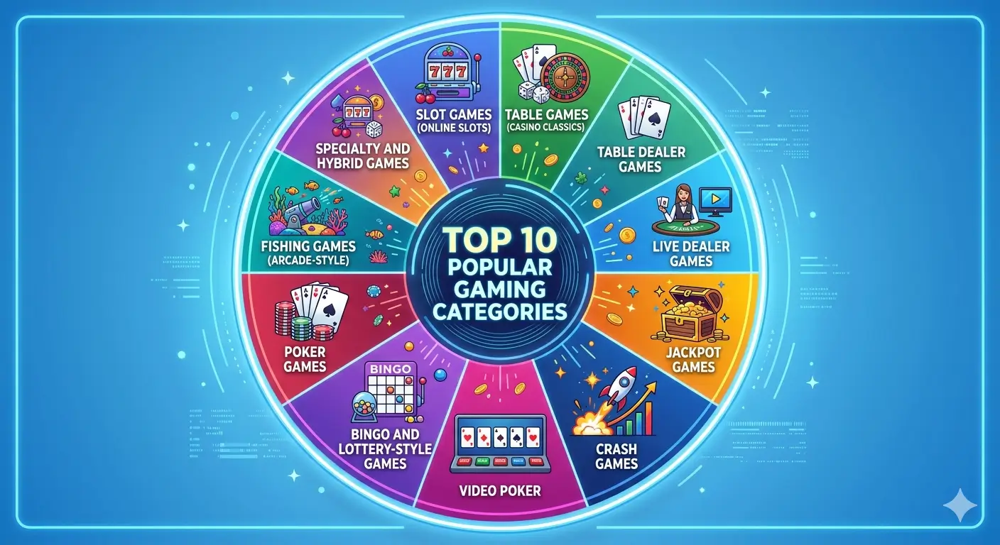 top popular gaming category